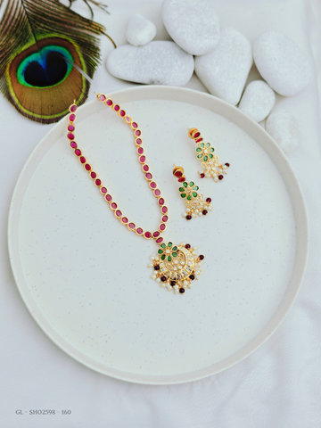 Elite Diamond multicolor Necklace