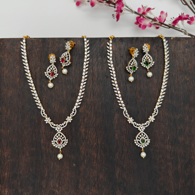 American Diamond designer Necklace