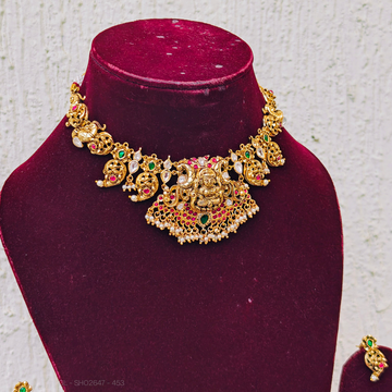 Jadau Kundan Nakshi Lakshmi necklace