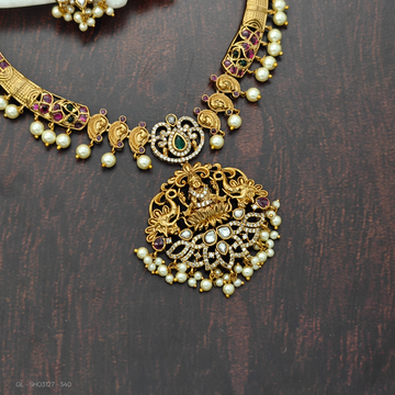 Hasli Jadau Lakshmi Necklace