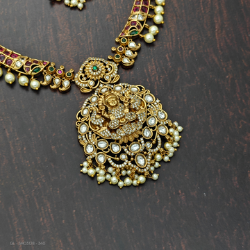 Hasli Jadau Kundan Lakshmi Necklace