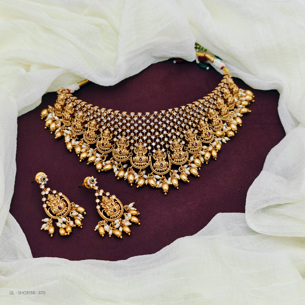 Temple style Bridal Choker Set