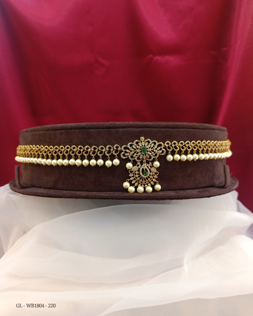 Antique Cz stone Waist Chain GL-WB1804-220