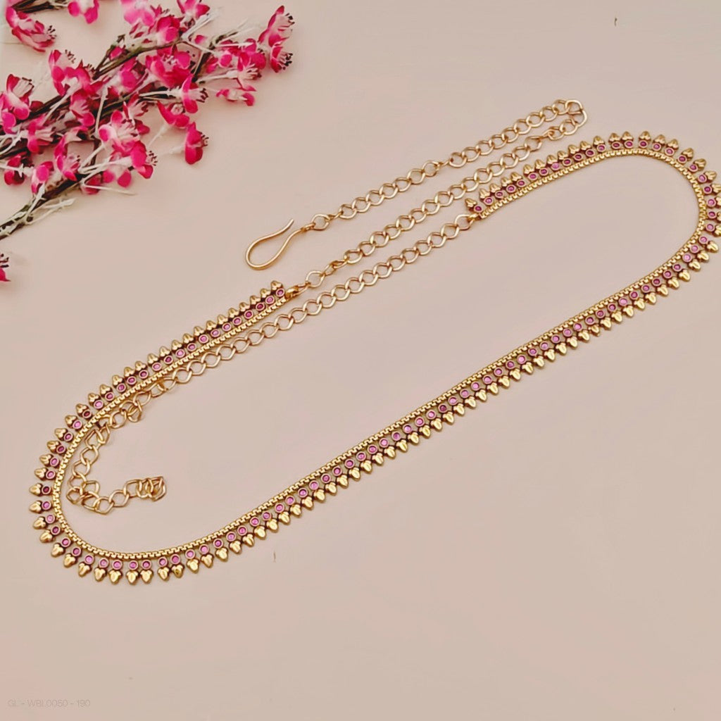 hip chain, waist belt, vaddanam, temple jewellery, bridal accessory, wedding wear, south indian style, festive wear, imitation jewellery, women accessories