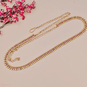 hip chain, waist belt, vaddanam, temple jewellery, bridal accessory, wedding wear, south indian style, festive wear, imitation jewellery, women accessories