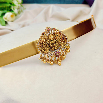 Pendant style Hip Belt - Temple Lakshmi