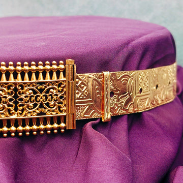 Designer antique hip belt