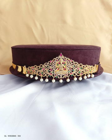 Baby / Kids Size - Gran Cz Lakshmi Stone Plain Belt GL-WBS3040-310