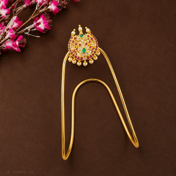 White pearl  Ruby and Emerald Armlet