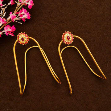 Teens [ 5 - 19 years ] Flower model  Ruby Stone Armlets
