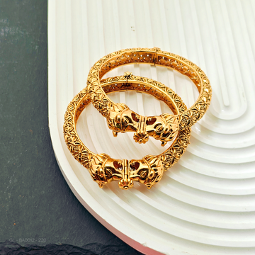 2 PC Set - Women Golden- Screw Open-kada Bangles