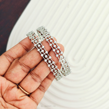 Silver polish Bangle Set