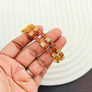 2 PC set American Diamond Bangles