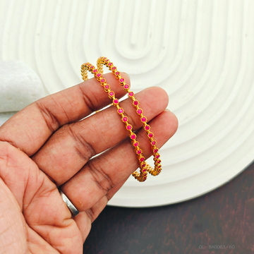 2 PC set Sleek Ruby Bangles