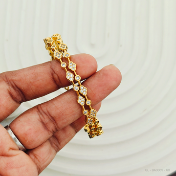 2 PC set American Diamond Bangles