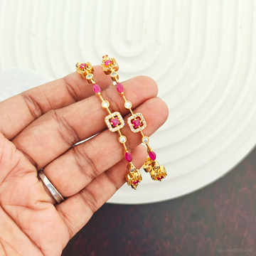 2 PC set Raindrop design golden Bangles
