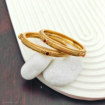 Kerala trend Golden Knitted 2 Set Bangles