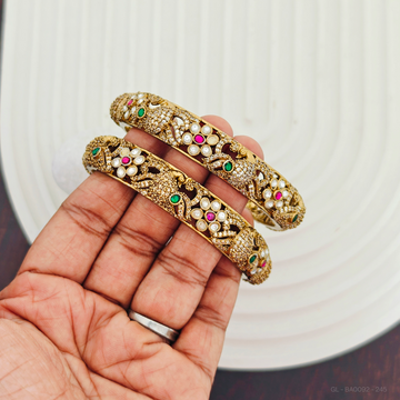 2 PCs Cz Victorian designer bangles