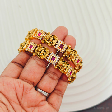 2 Pc Set Ruby Lakshmi Bangles