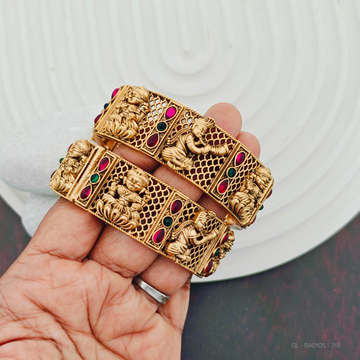 Screw open Kada Lakshmi Designer Bangles