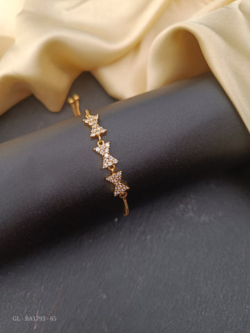 Gold finish AD stone Bracelet GL-BA1793-65