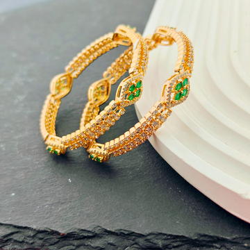 2 PC Set - AD Green Bangles (Teens)