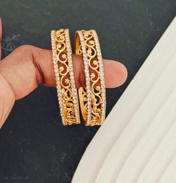 Kids Bangles - 2 PCs set Floral design