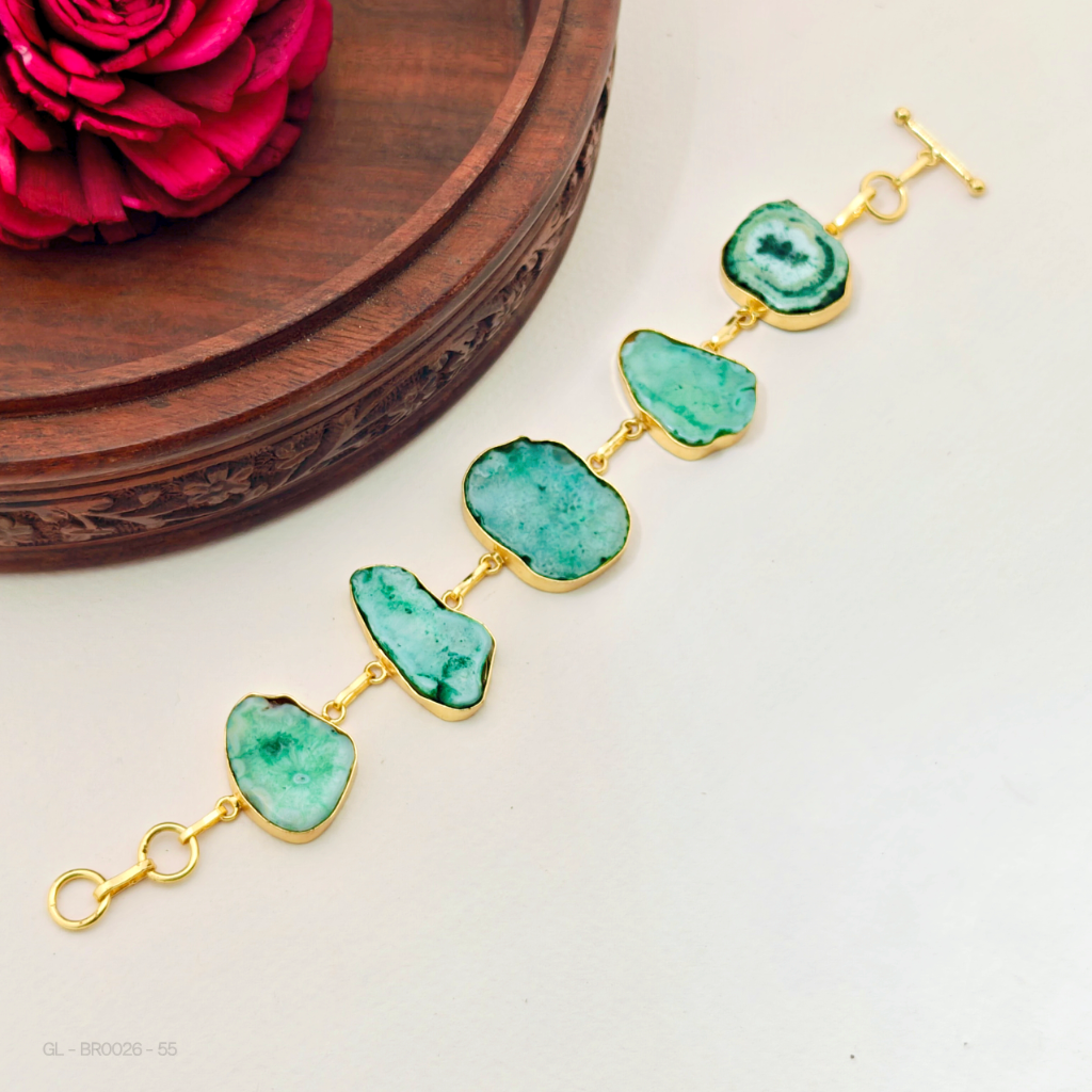 Western Bracelet chain in natural stone