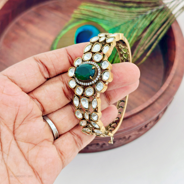 Doublet Mossanaite -Green-stone Victorian Bracelets