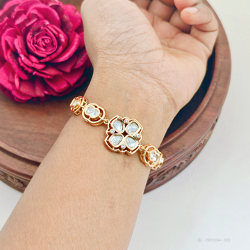 Polki Rose Gold Finish -Bracelets