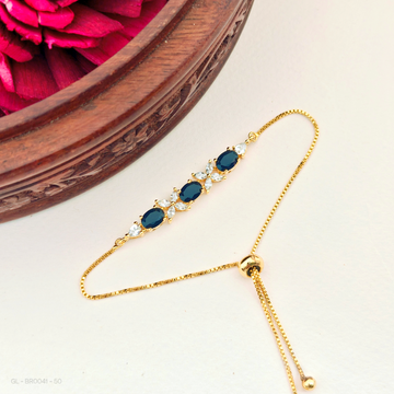 Free size Blue-AD stone Bracelet