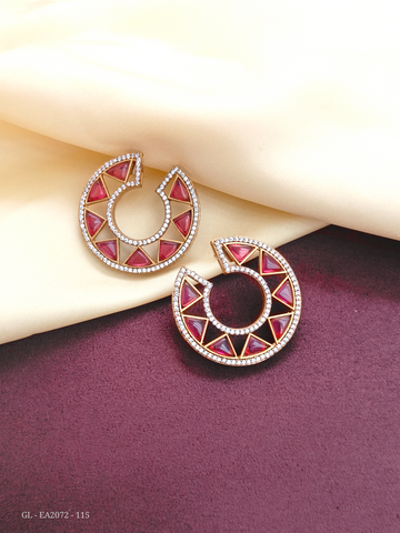 Bollywood style Geometric Earrings GL-EA2072-115