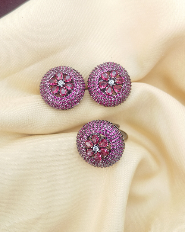 Combo of Earrings and ring GL-EA2084-150