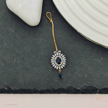 Gold finish AD Stone -Tikka / Nethichutti