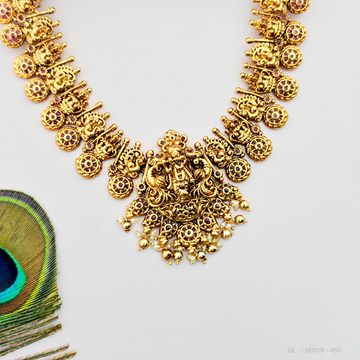 Nakshi Krishna-chakra pattern Necklace