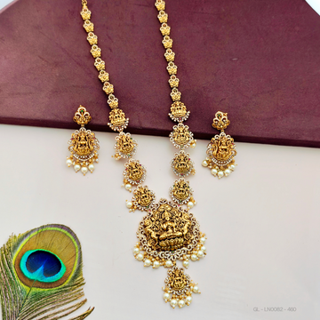 Nakshi Lakshmi - Pearl drops Necklace set