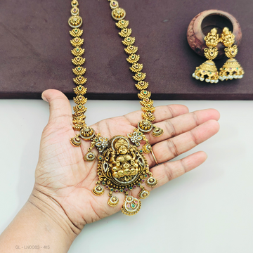 Nakshi Lakshmi floral Necklace set