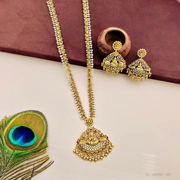 Nakshi Lakshmi floral Necklace set