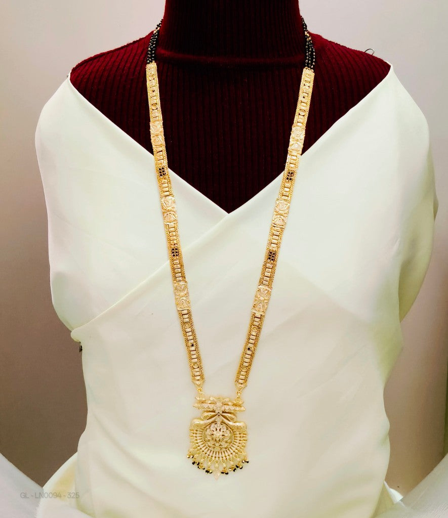 Traditional south Indian gold  Floral Pendant