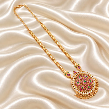 Gold plated Ruby Antique Gold Haram