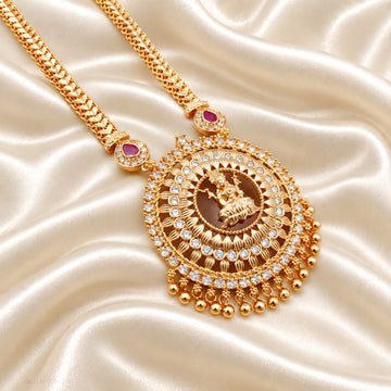 Royal Lakshmi Temple Pendant Haram