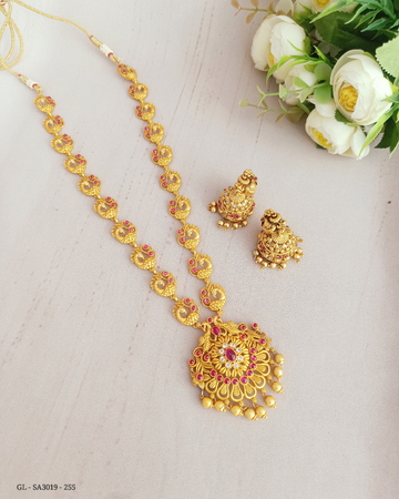 Floral long necklace - GL-SA3019-255