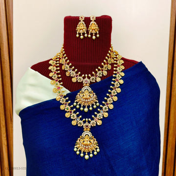 Ram Parivaar Semi Bridal Set  - Ruby
