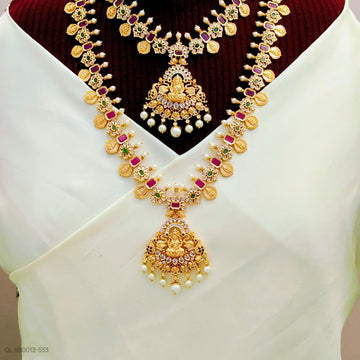 Ram Parivaar Semi Bridal Set  - Ruby