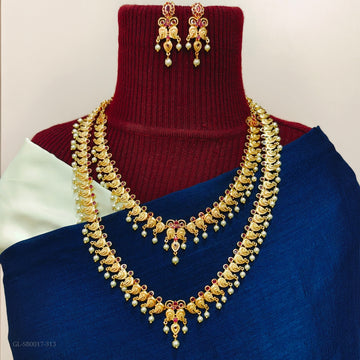 One Gram Gold Semi Bridal - Ruby