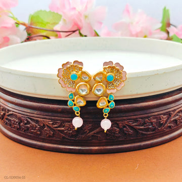 Meenakari Kundan Earrings