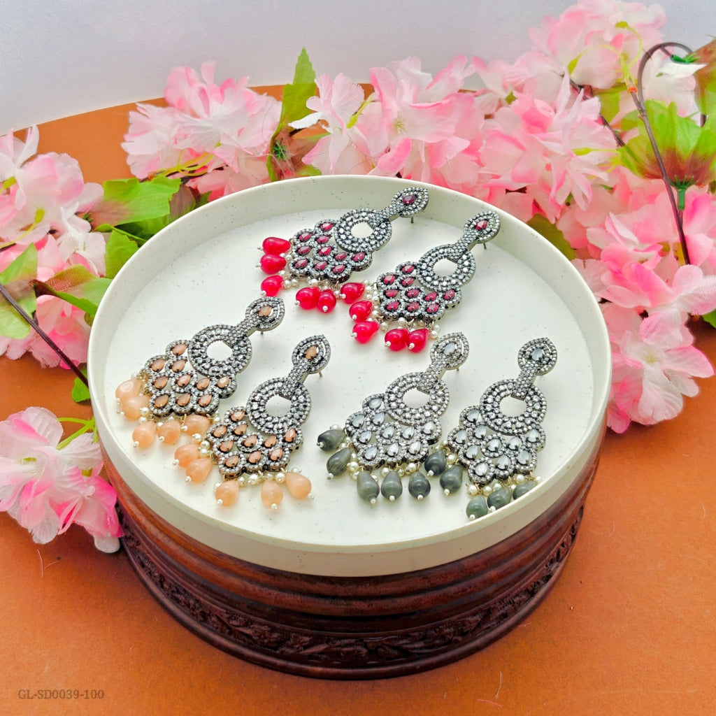 Bollywood style Victorian earrings