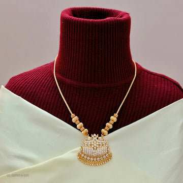 Micro gold plated Stone Necklace