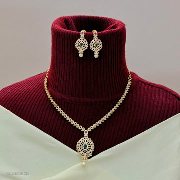 American Diamond & Ruby Stone