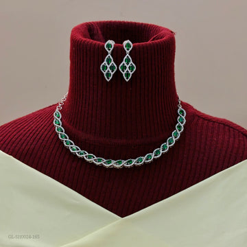 American Diamond & Emerald Stone